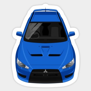 Lancer Evolution X Evo 10 2008-2016 - Blue Sticker